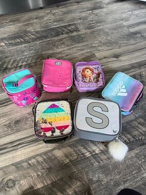 adidas Iridescent Pink & Teal Kids Lunch Bag